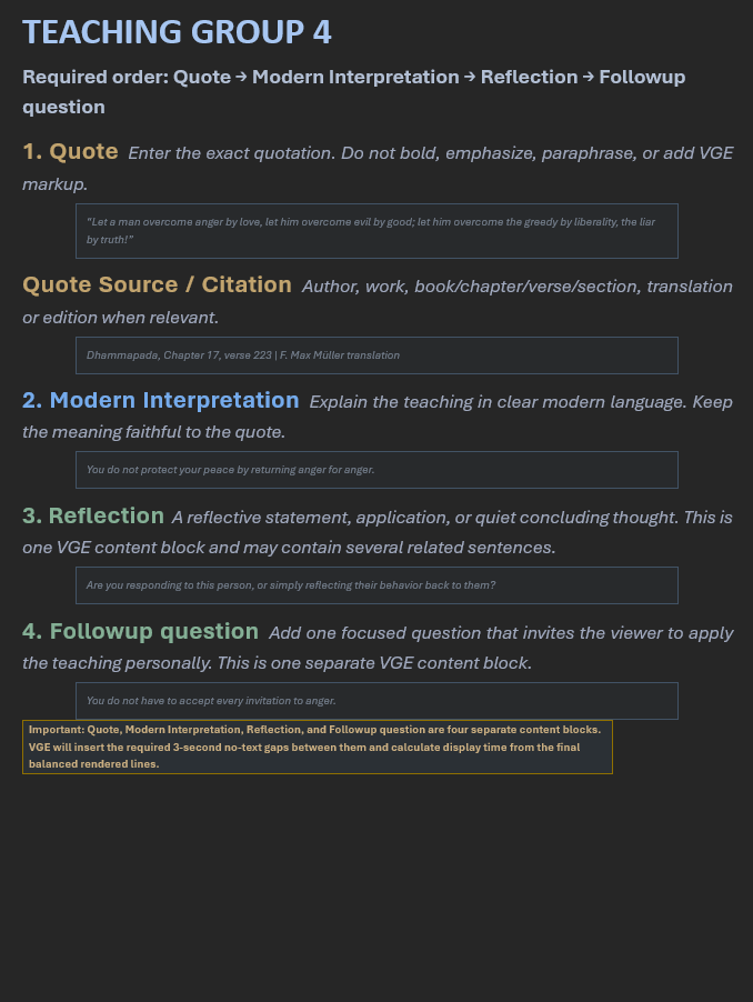 Word document based video script.